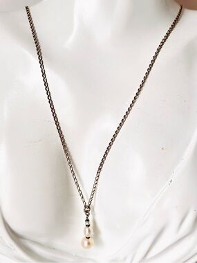 ATI 925 pearls pendant necklace
